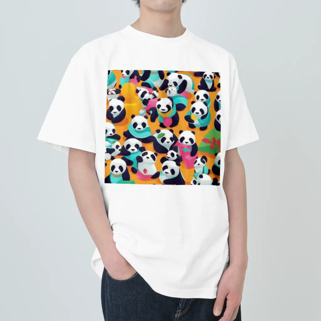 otaaa08のPANDAグラフィック ヘビーウェイトTシャツ