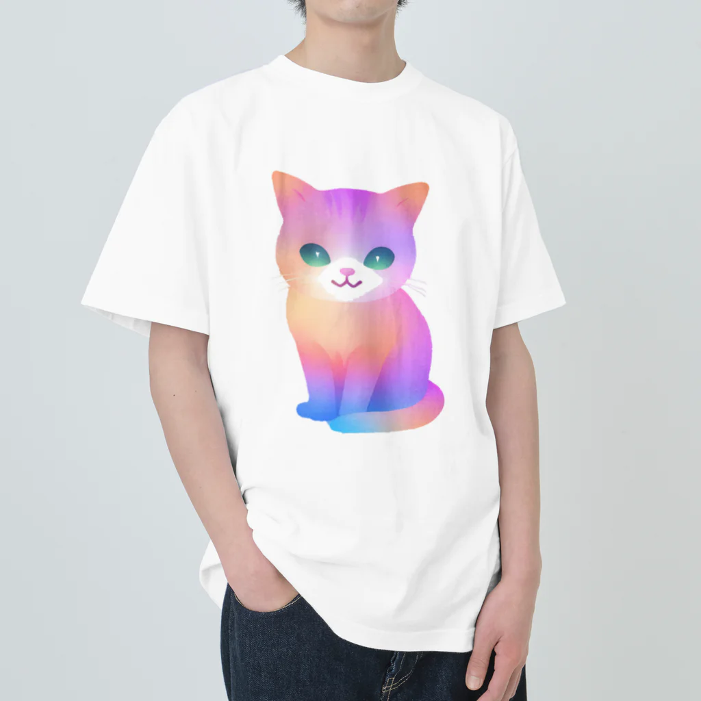 じゅんじゅんのパステル猫2 Heavyweight T-Shirt