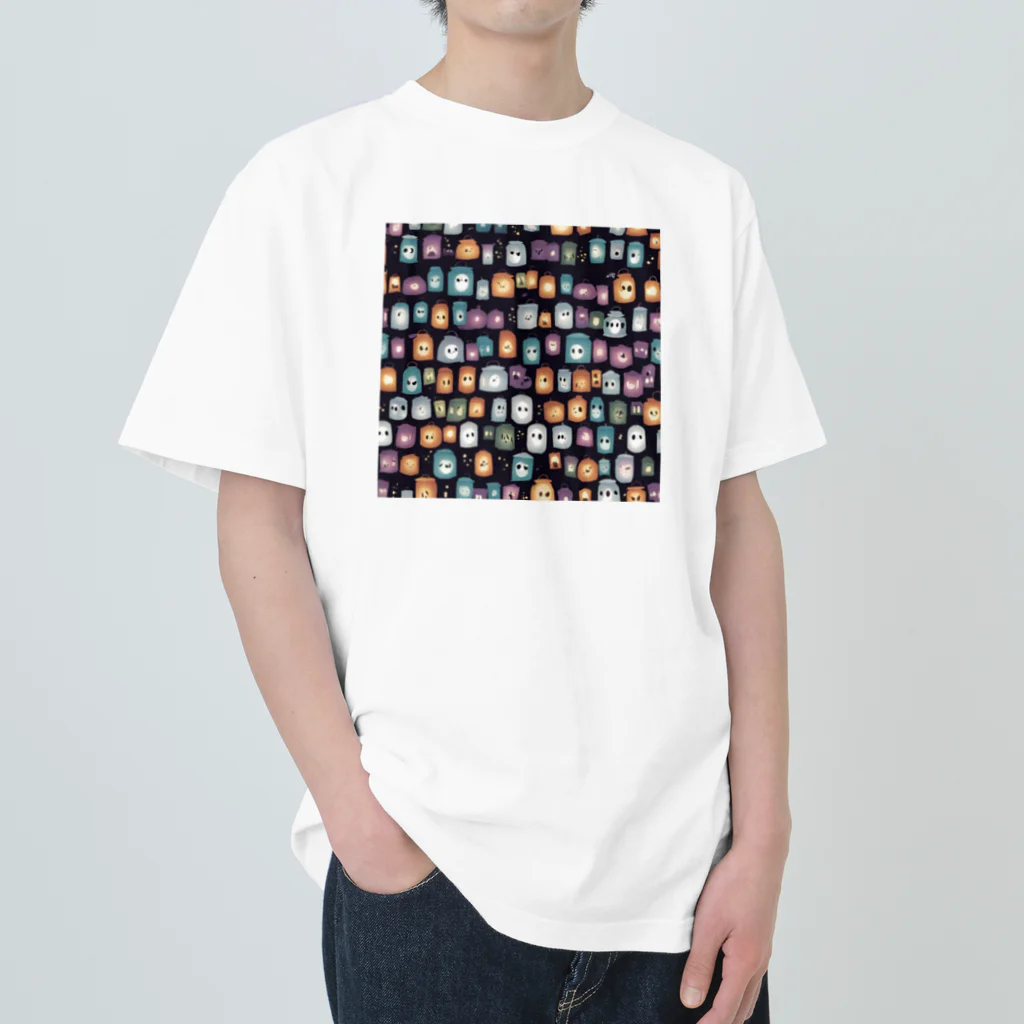 hirooo6432の店の提灯おばけ Heavyweight T-Shirt