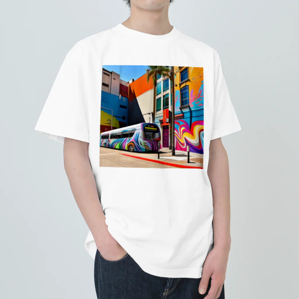 Masaseki01のアートシティ Heavyweight T-Shirt