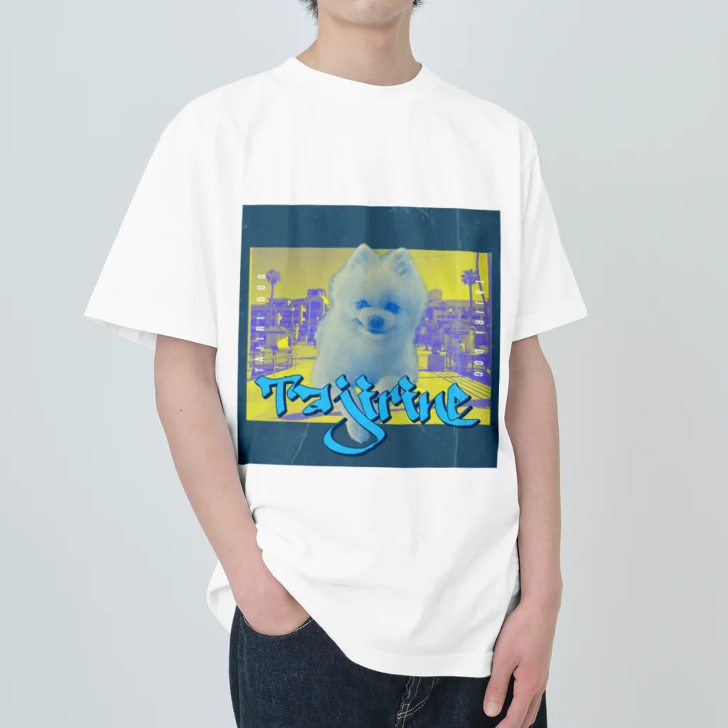 田尻犬(たじりけん)のタジリーヌHIPHOPスタイル Heavyweight T-Shirt