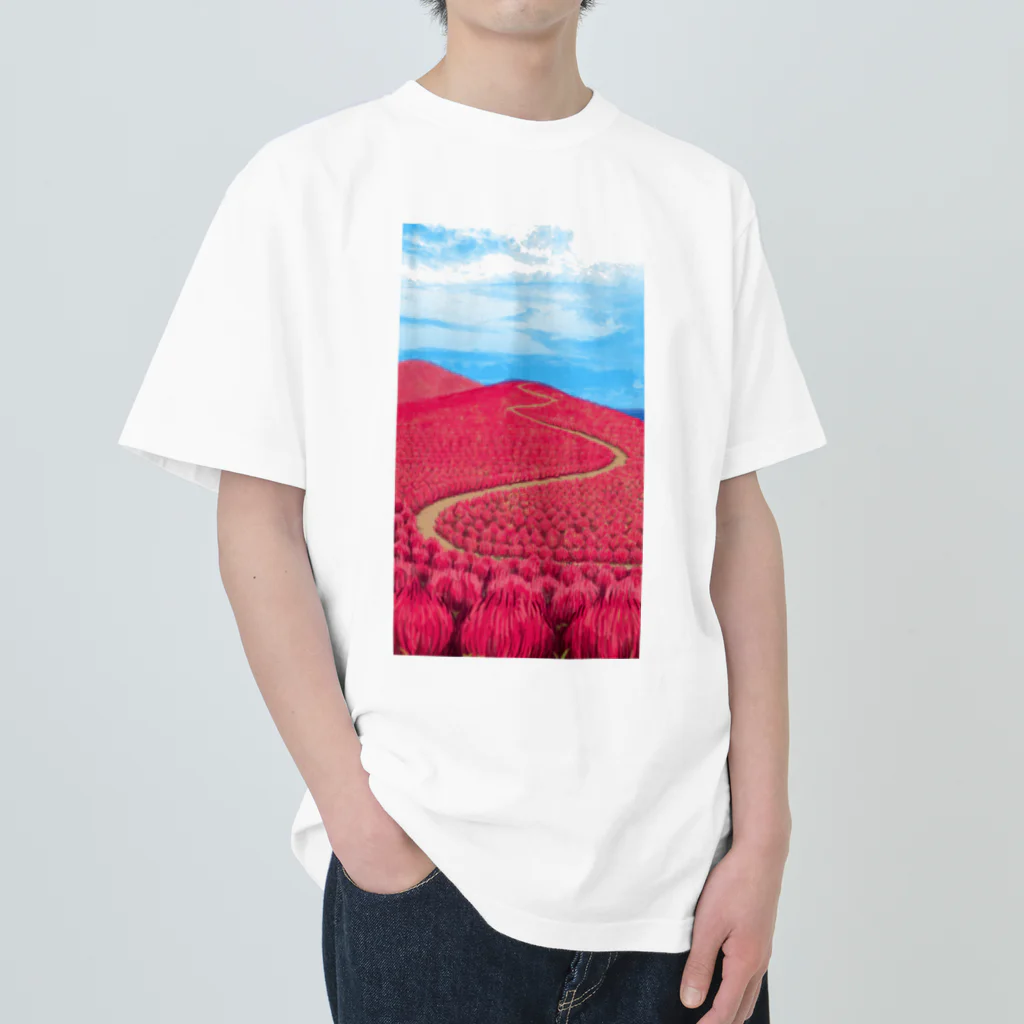 うずなか　しいのコキアの丘 Heavyweight T-Shirt