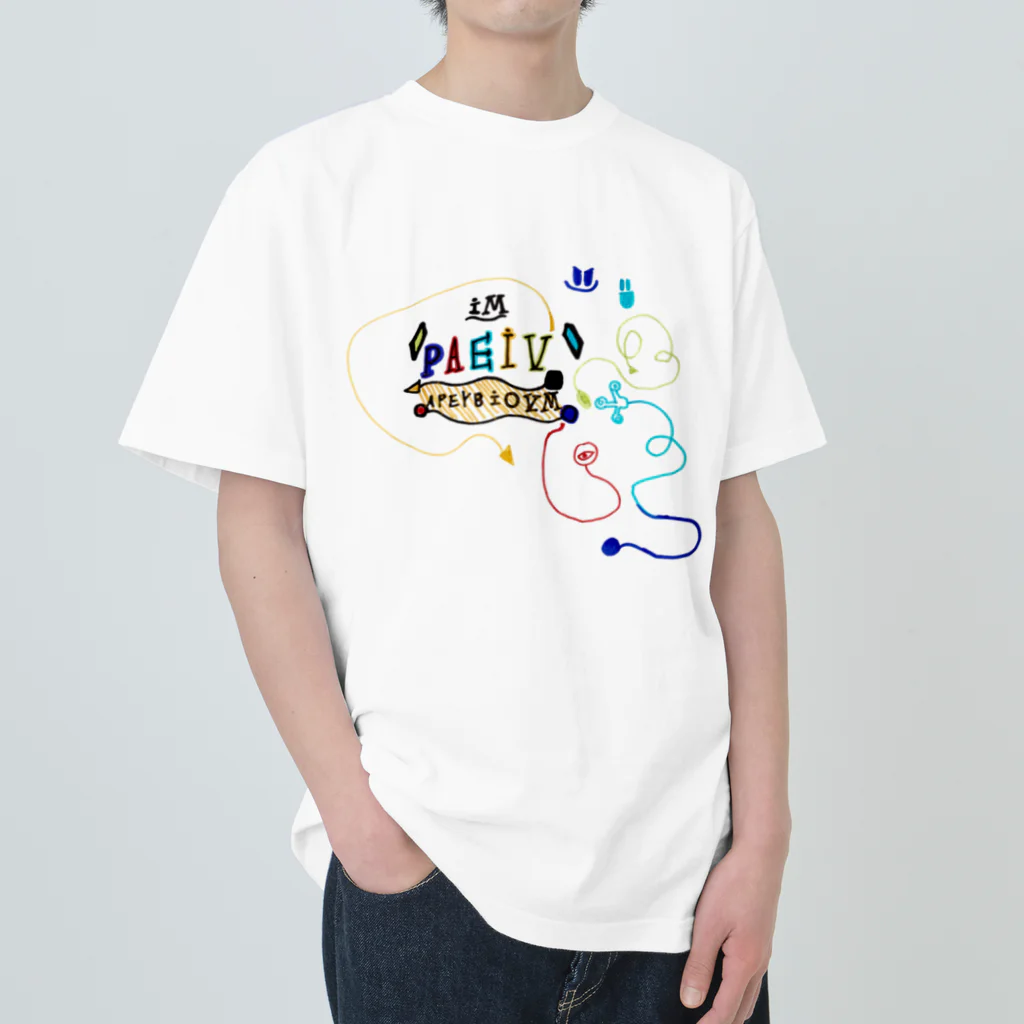 YUTO5のIM PAEIV ヘビーウェイトTシャツ