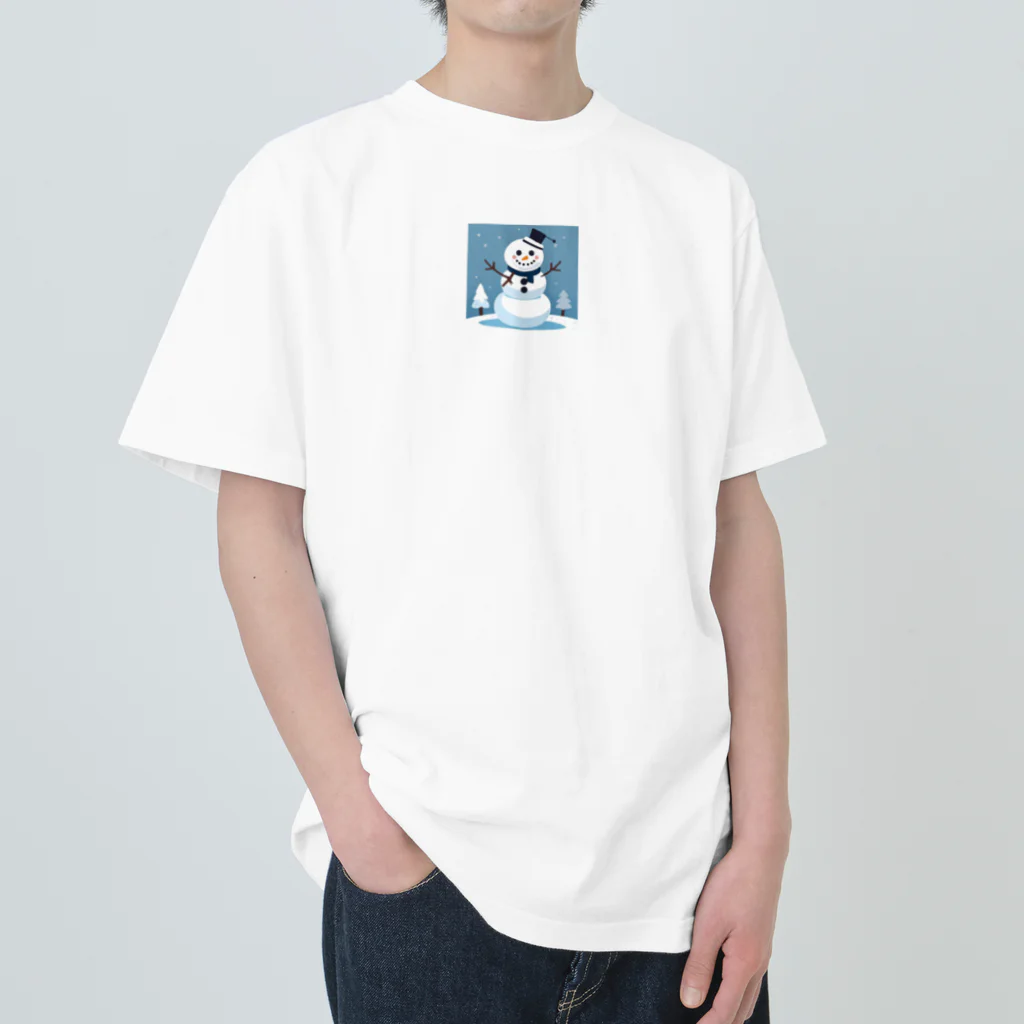 tomy1022のゆきだるまくん Heavyweight T-Shirt