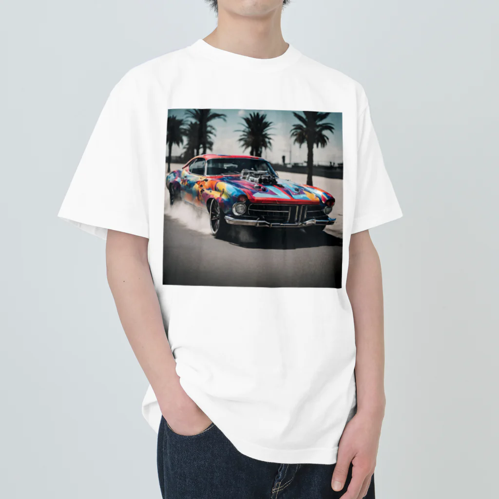 shohei_raiteiの外車　かっこいい ヘビーウェイトTシャツ