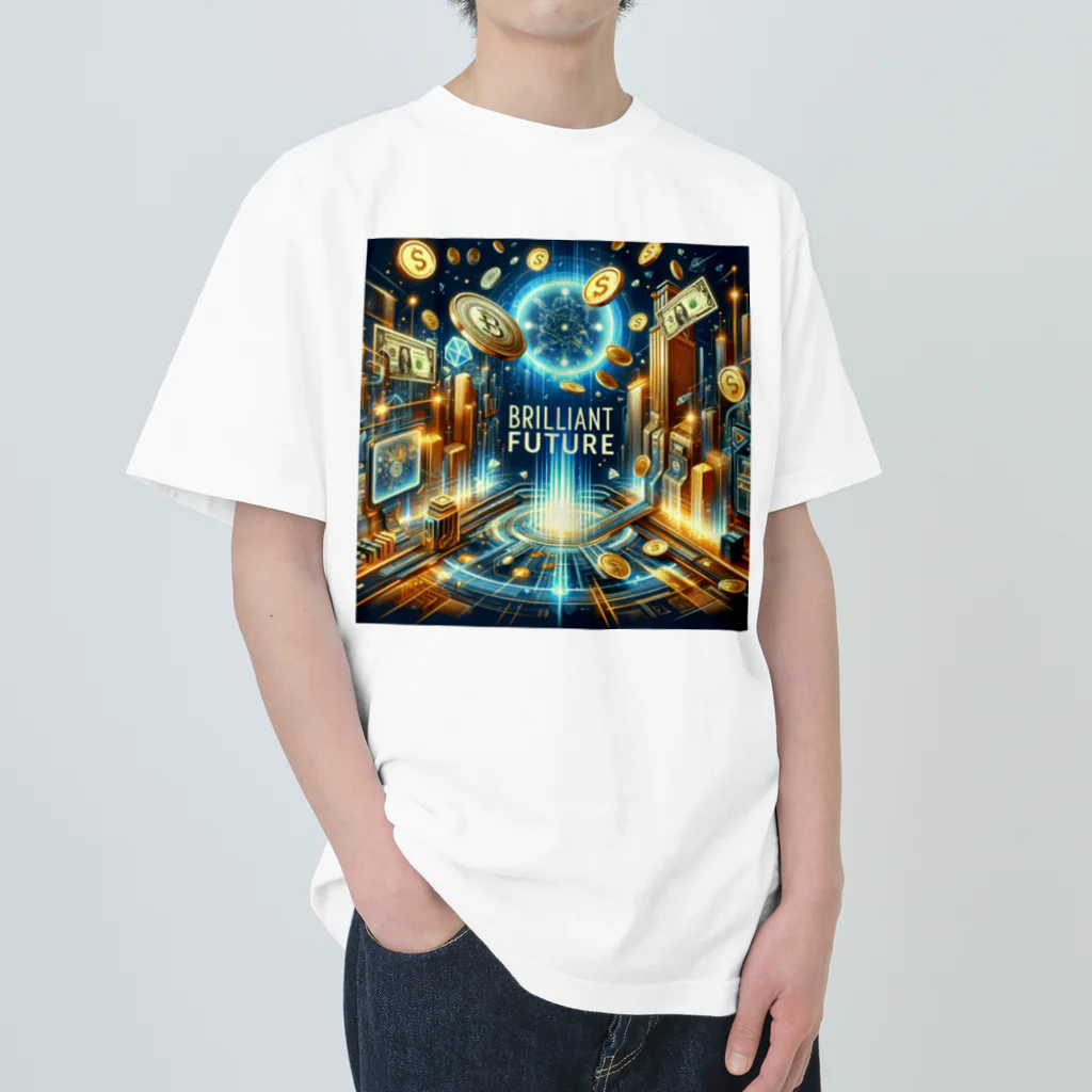 【公式】金運アップのBrilliant Futureの【公式】金運アップBrilliant Future ヘビーウェイトTシャツ