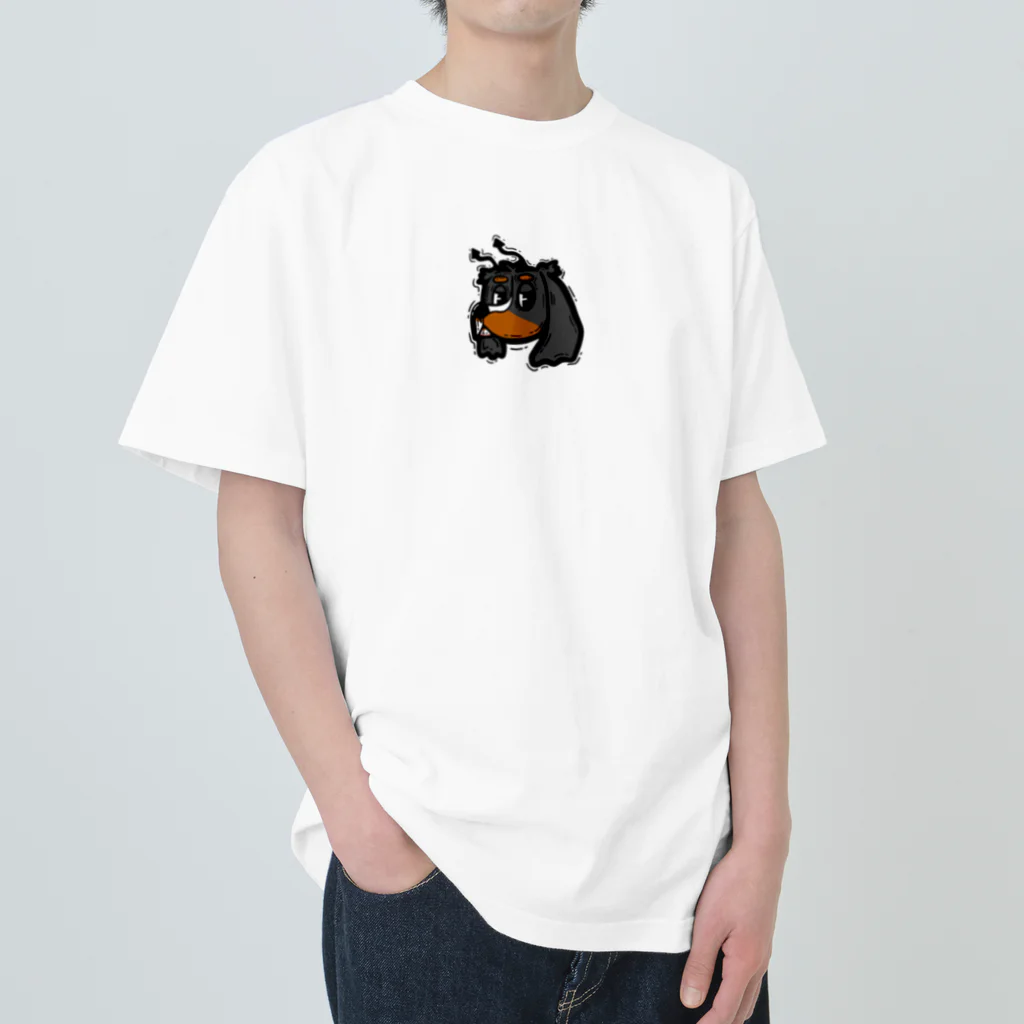 キャバリ屋のトライカラーくん Heavyweight T-Shirt