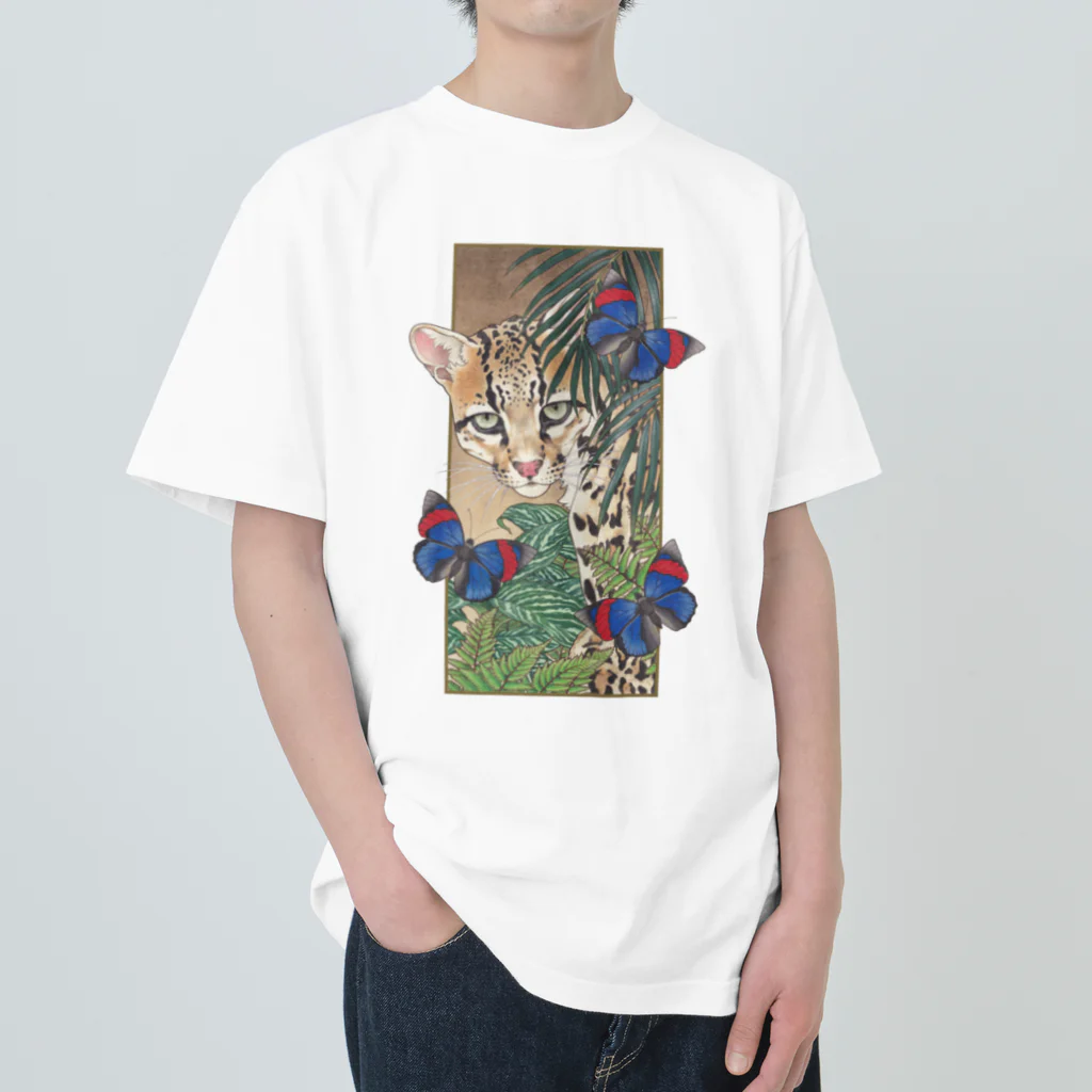 SHIMASATOMIのオセロット Heavyweight T-Shirt