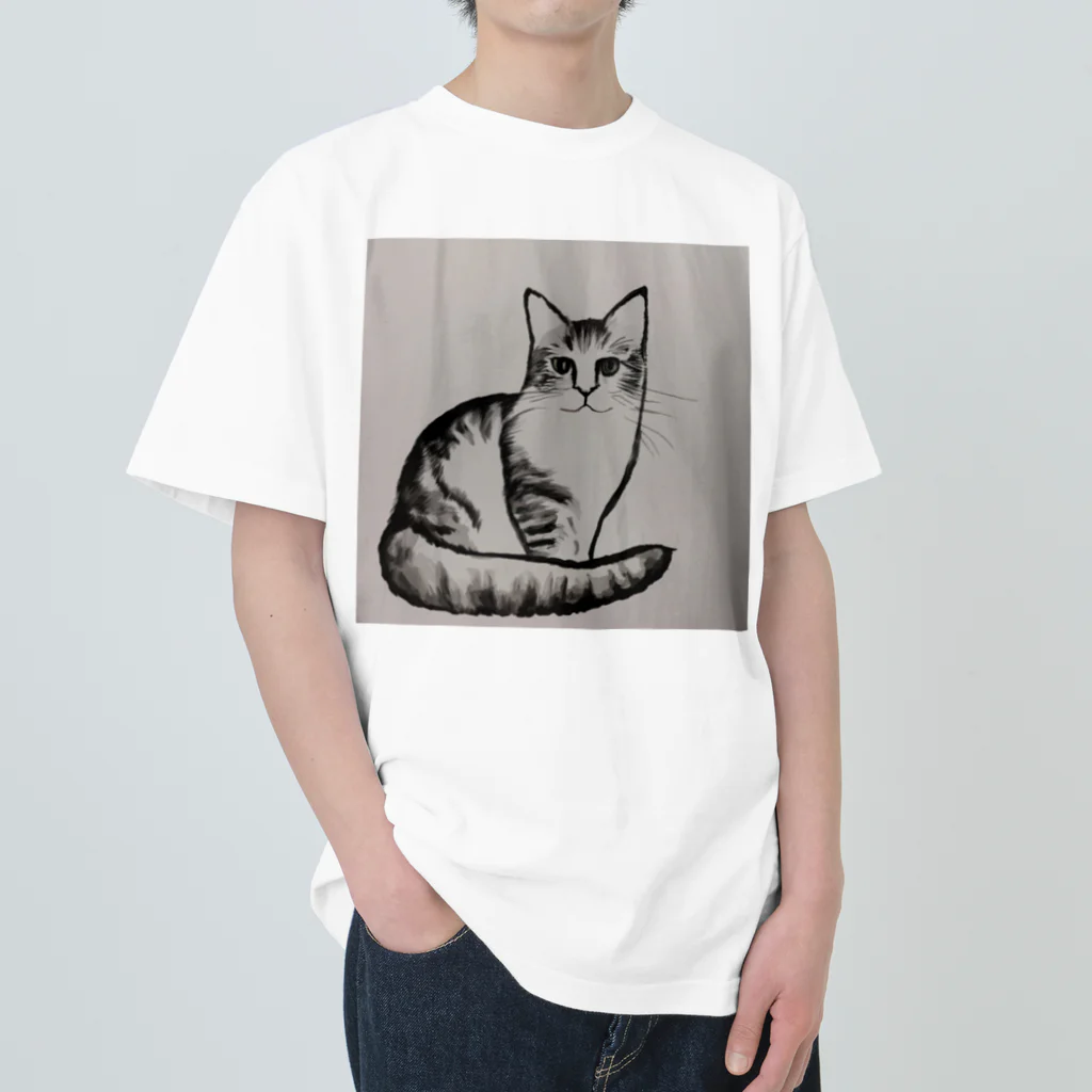 discwの猫ちゃん Heavyweight T-Shirt