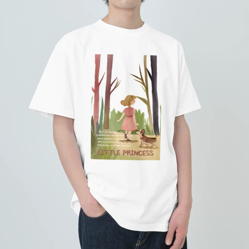 petitringo -プチリンゴ-の迷子のお姫様 ヘビーウェイトTシャツ