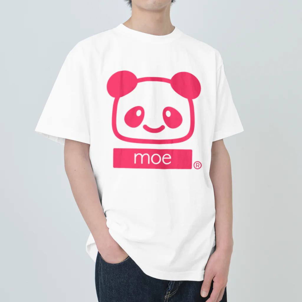 petitringo -プチリンゴ-のパンダのロック Heavyweight T-Shirt