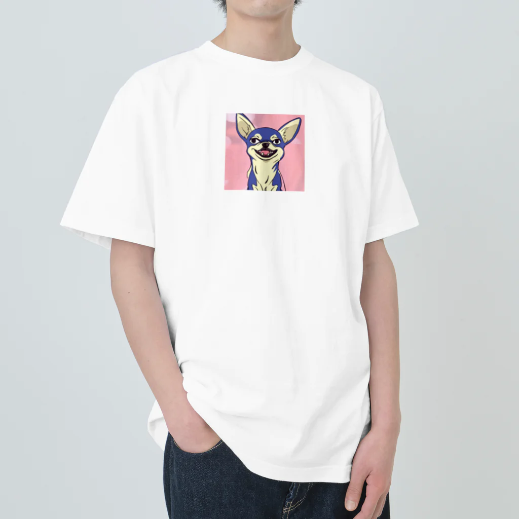 kuchibueyaのチワワ　 Heavyweight T-Shirt