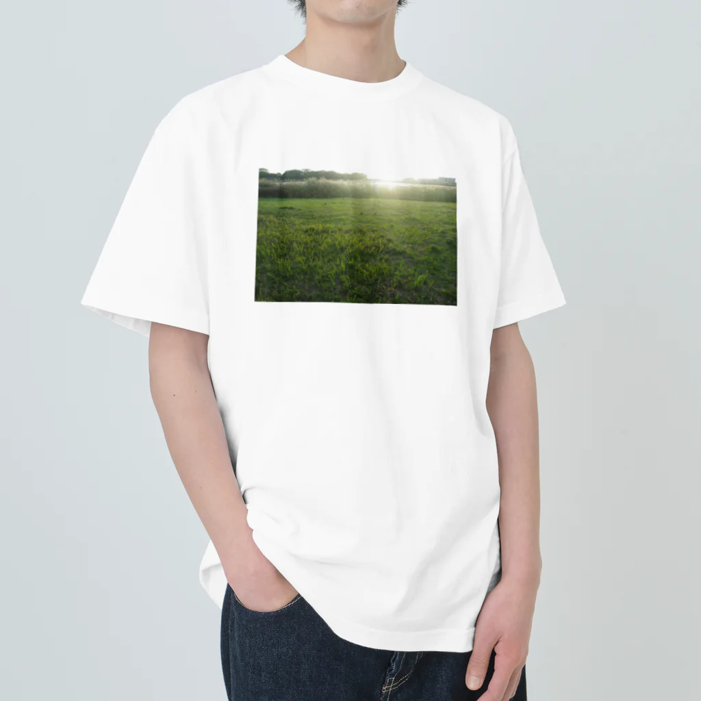 jun-Tの湖畔・夕暮れ Heavyweight T-Shirt