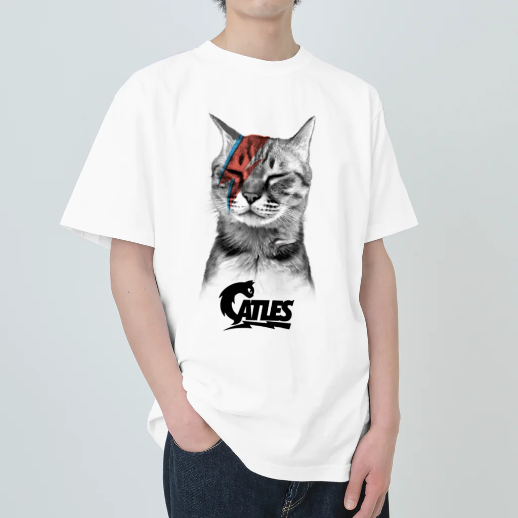 CATLESのCATLES FUKUSUKE BOWIE ヘビーウェイトTシャツ