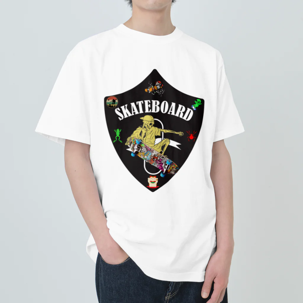 CyberArmadilloのスケートボード ヘビーウェイトTシャツ