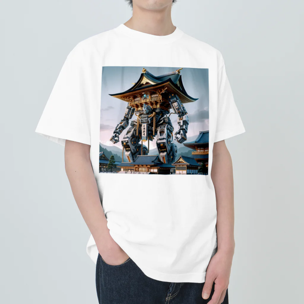 こまイヌ屋たちの出雲大社ロボ Heavyweight T-Shirt