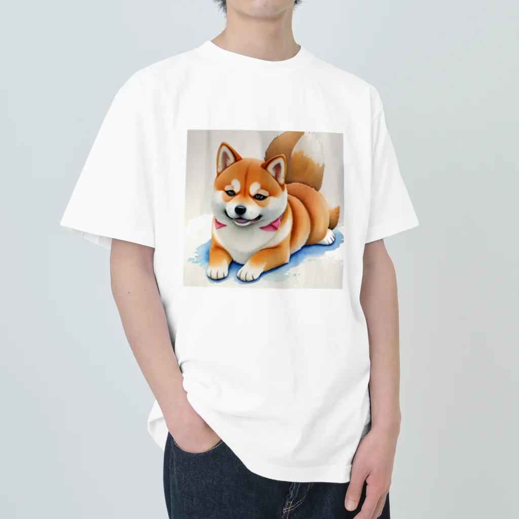 shIbaのシバの眼差し ヘビーウェイトTシャツ