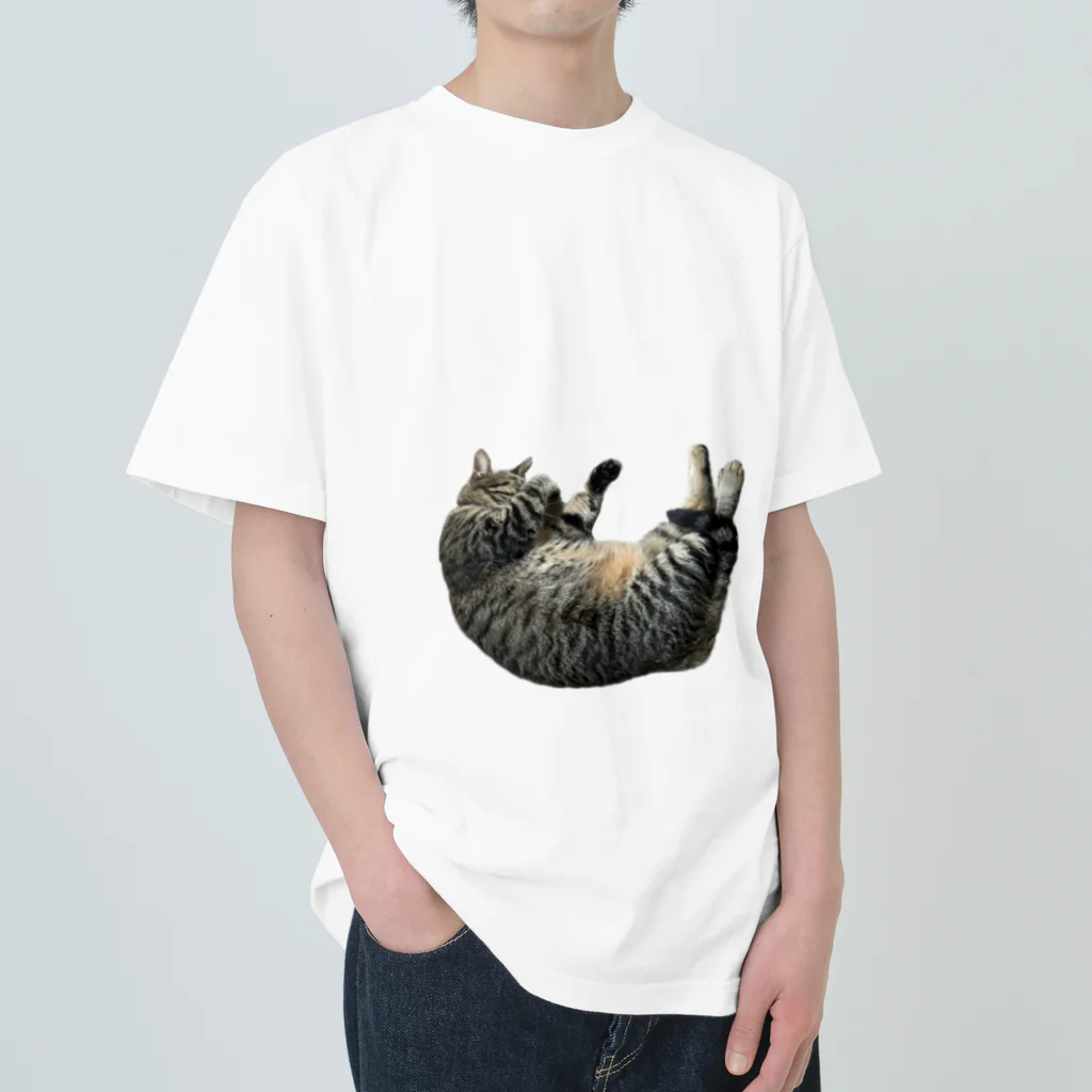 あんなちゅらるのこんなところに猫が落ちてる Heavyweight T-Shirt