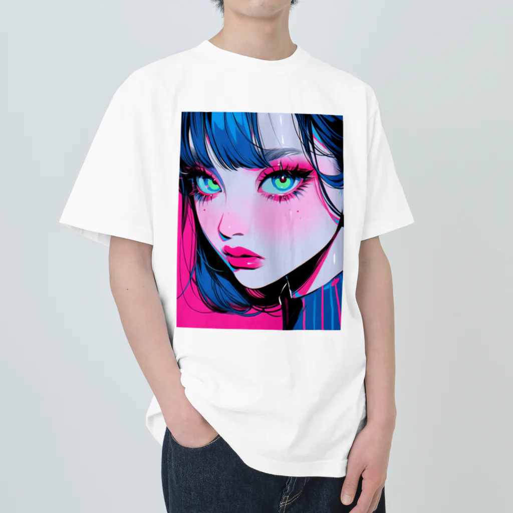 aihara110721のA girl ヘビーウェイトTシャツ