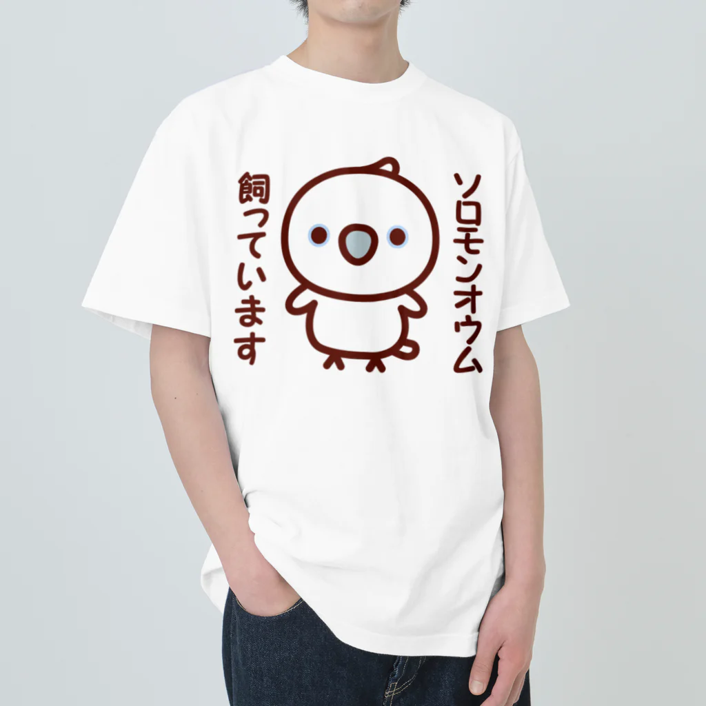 いんこ屋堂のソロモンオウム飼っています Heavyweight T-Shirt