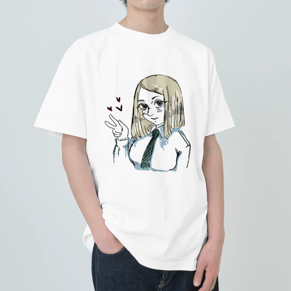 gene_sushiのでかぱいちゃん ヘビーウェイトTシャツ