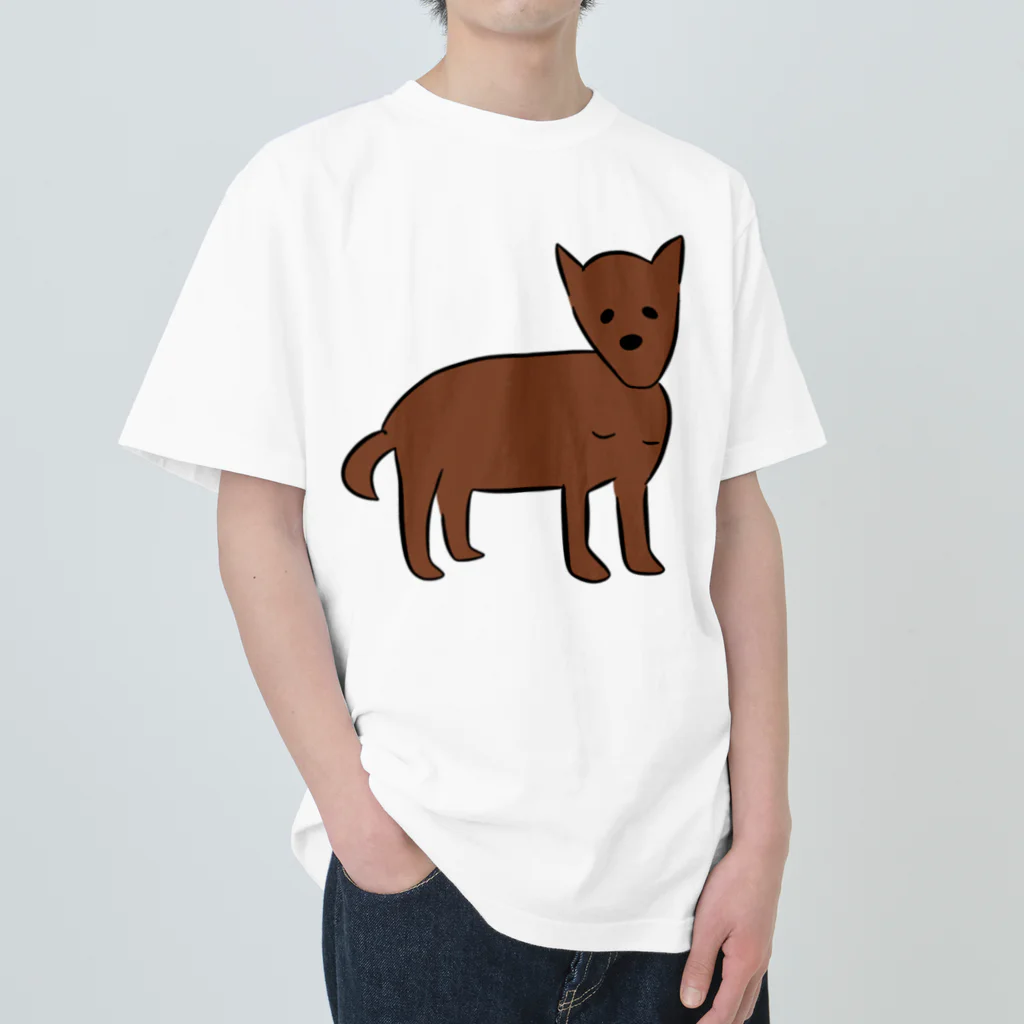 Lilyの琉球犬 ヒロ Heavyweight T-Shirt