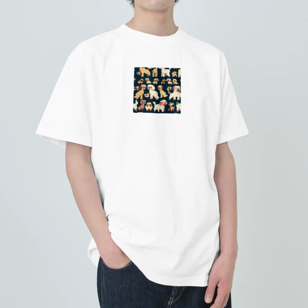 omamesan-1999のドッド絵　トイプードル Heavyweight T-Shirt