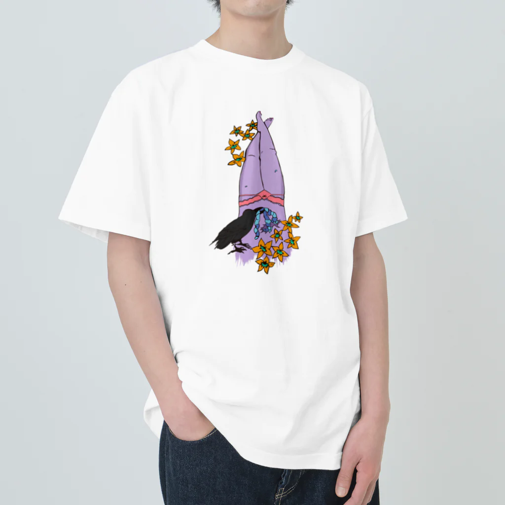 ChetaのFlower body ヘビーウェイトTシャツ