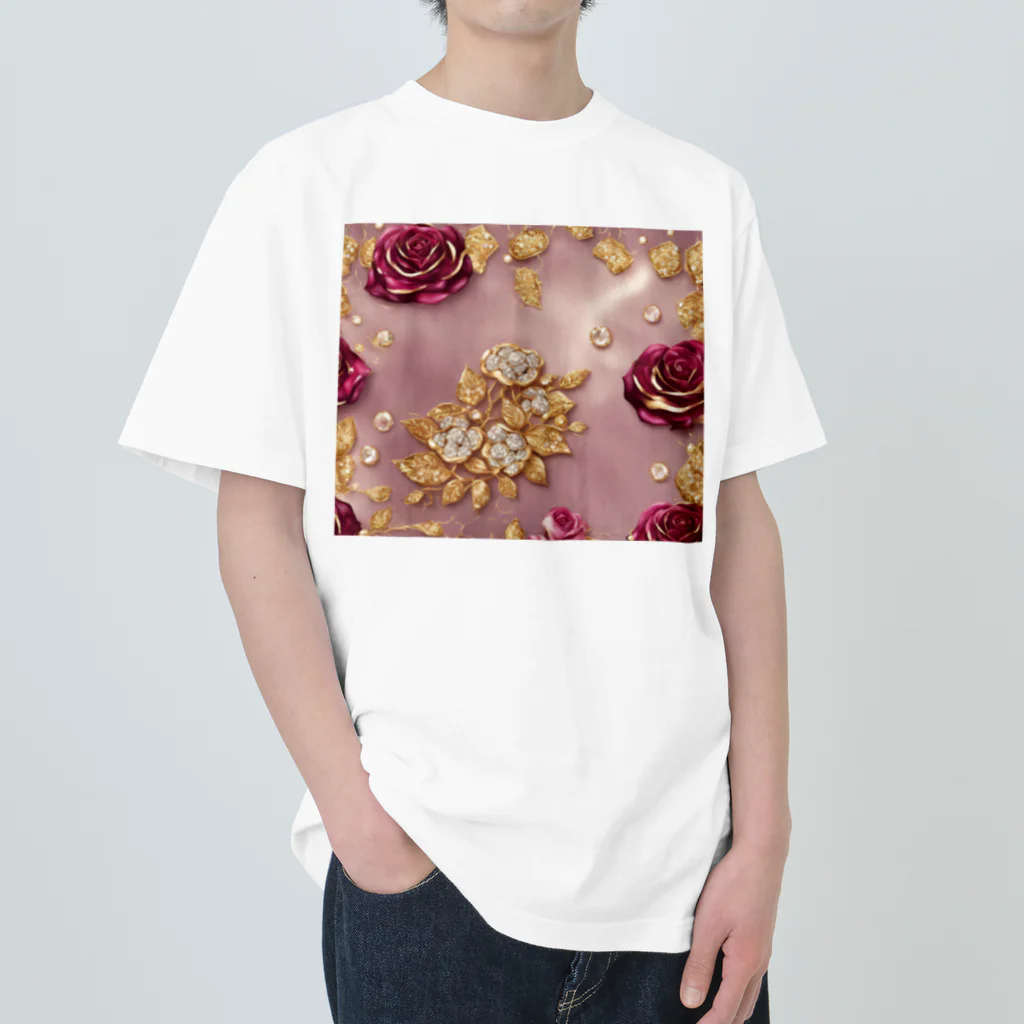 REINA-MAの薔薇 Heavyweight T-Shirt