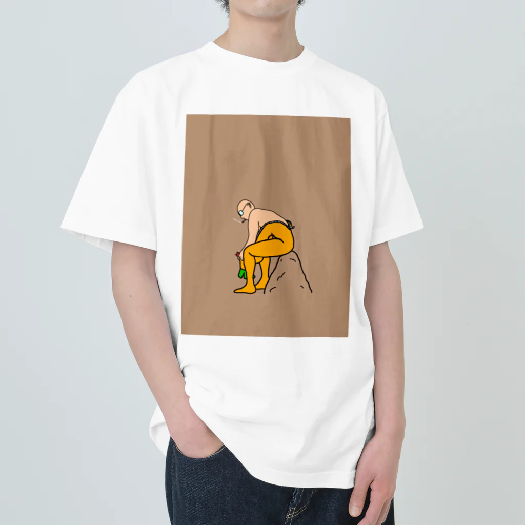 癖強のニン人（休憩中） Heavyweight T-Shirt