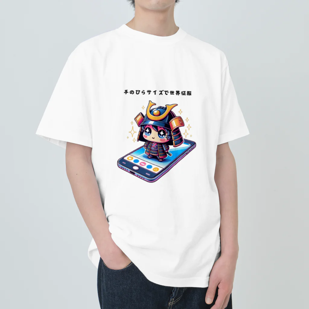 ビーナスキュートちゃんのミニサムライ、メガテック Heavyweight T-Shirt