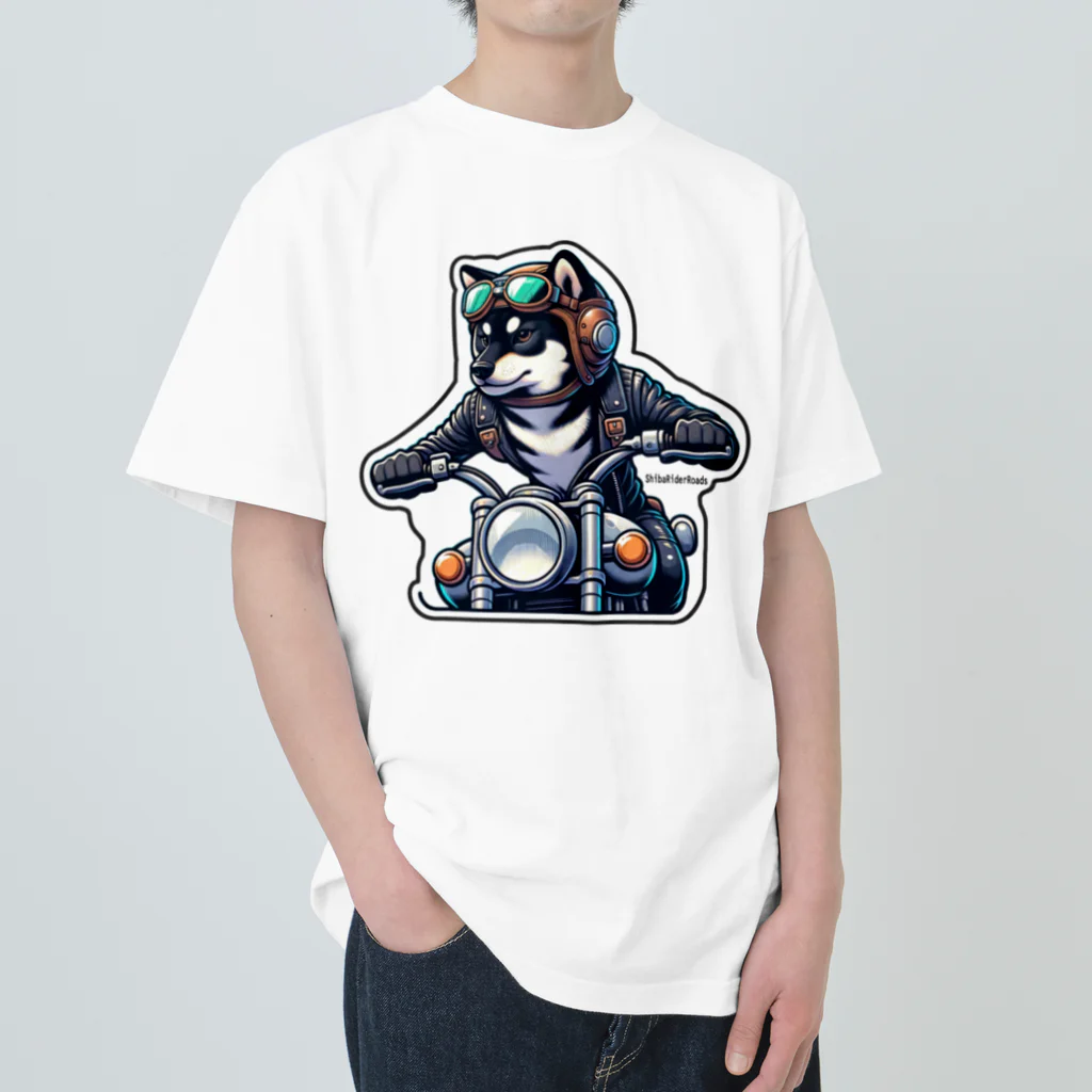 シバライダーロードの柴ライダーロード Heavyweight T-Shirt