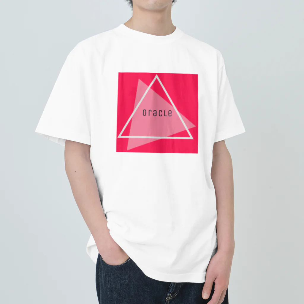 FRENCHIEのピンクなoracle Heavyweight T-Shirt