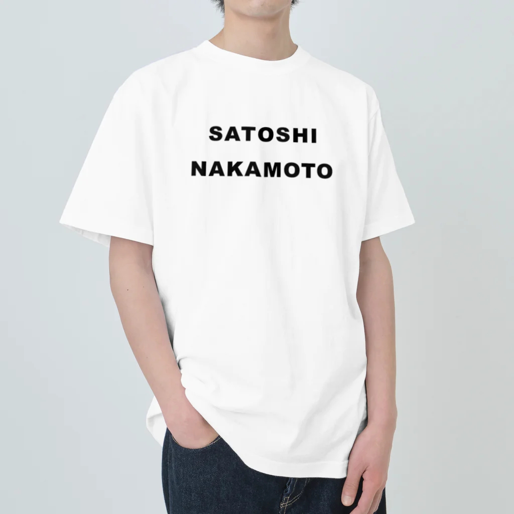 BKBINAPのSATOSHI NAKAMOTO Heavyweight T-Shirt