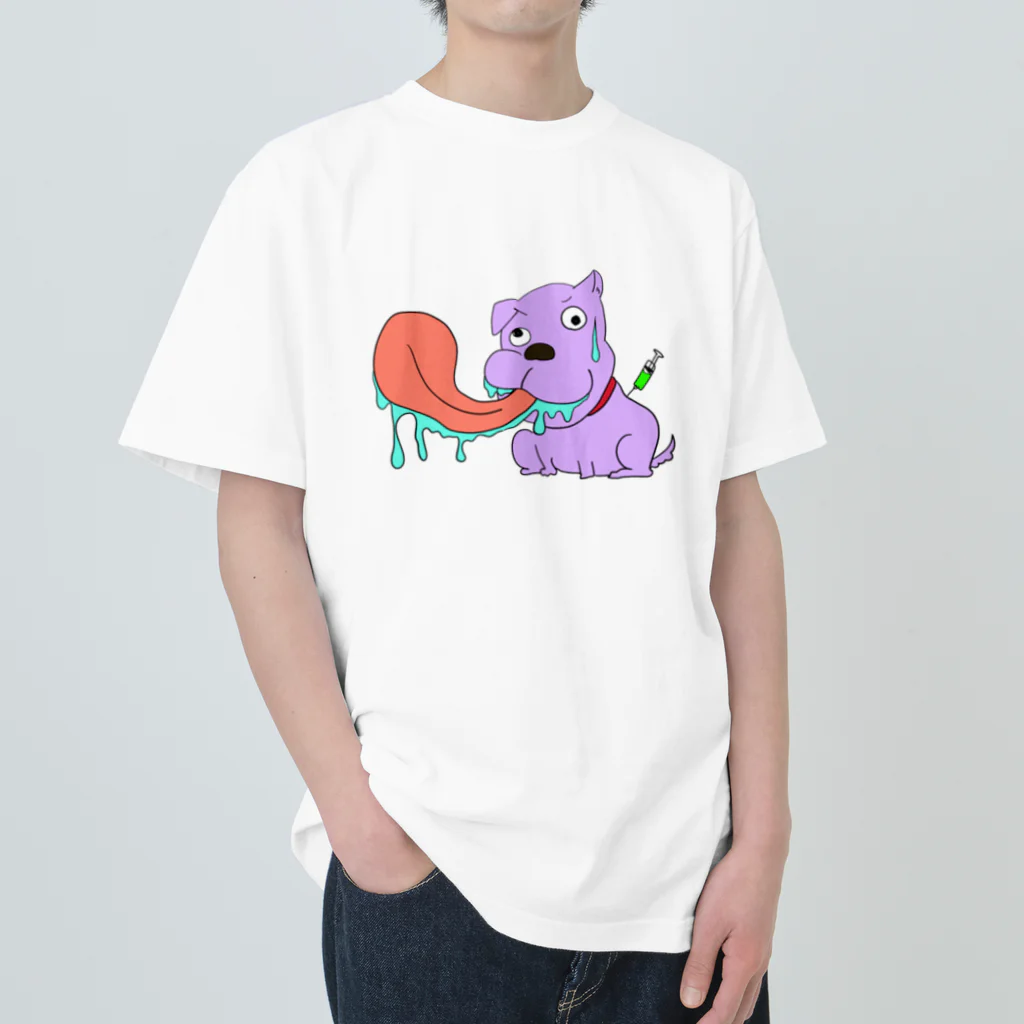 ななもちゃんのぱーぷるくん ヘビーウェイトTシャツ