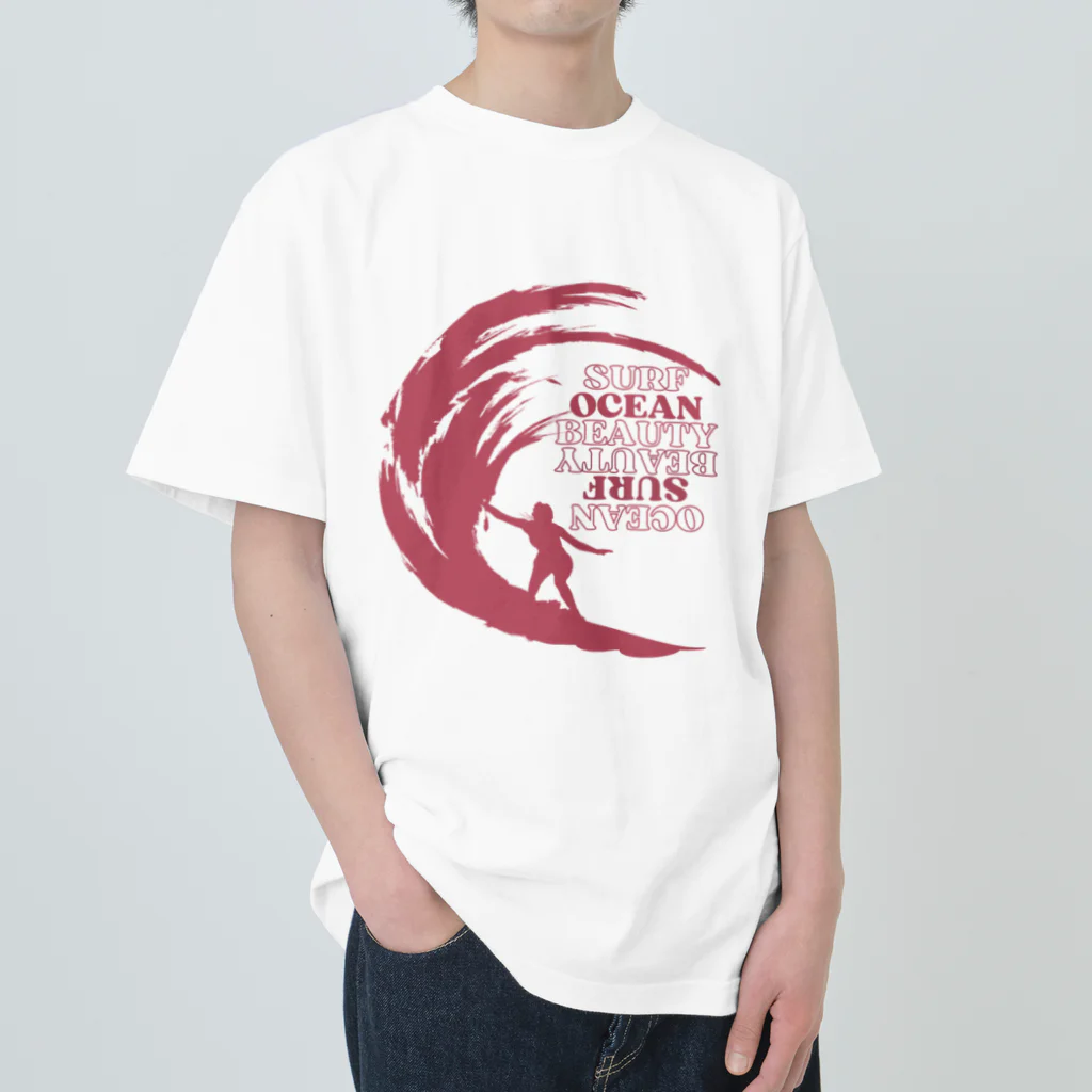 stcreationのSURF OCEAN BEAUTY  Heavyweight T-Shirt