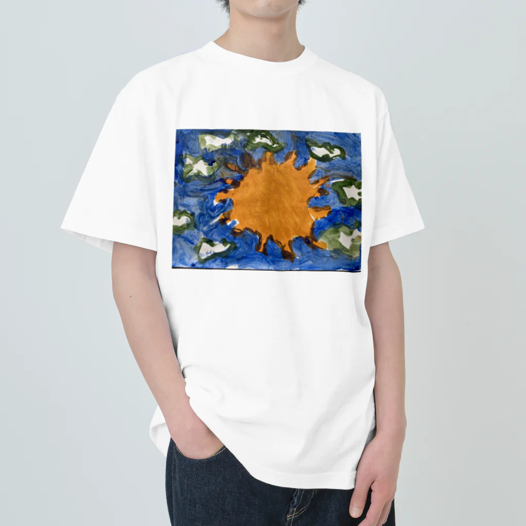 chamcoの5シャイな太陽 Heavyweight T-Shirt