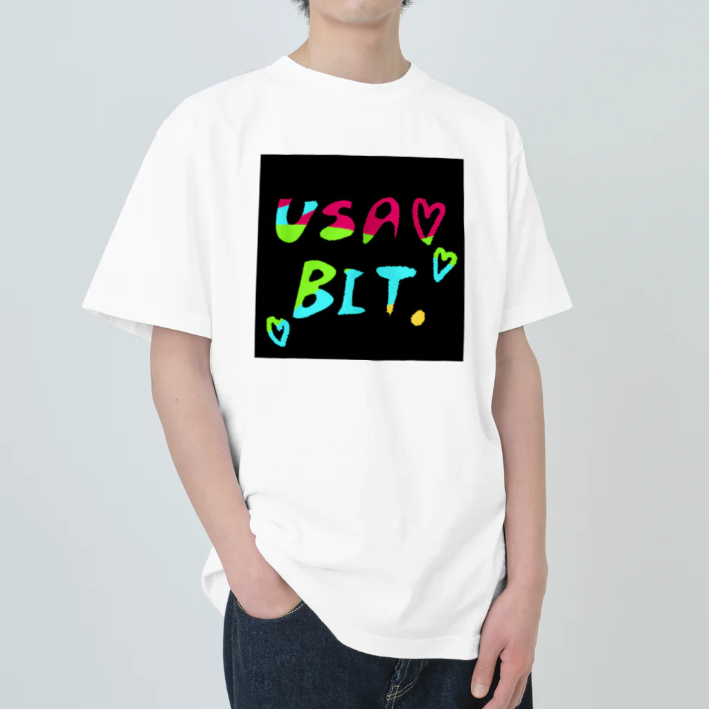 usabit.のぐっず屋さんのusabit.亜種2 Heavyweight T-Shirt