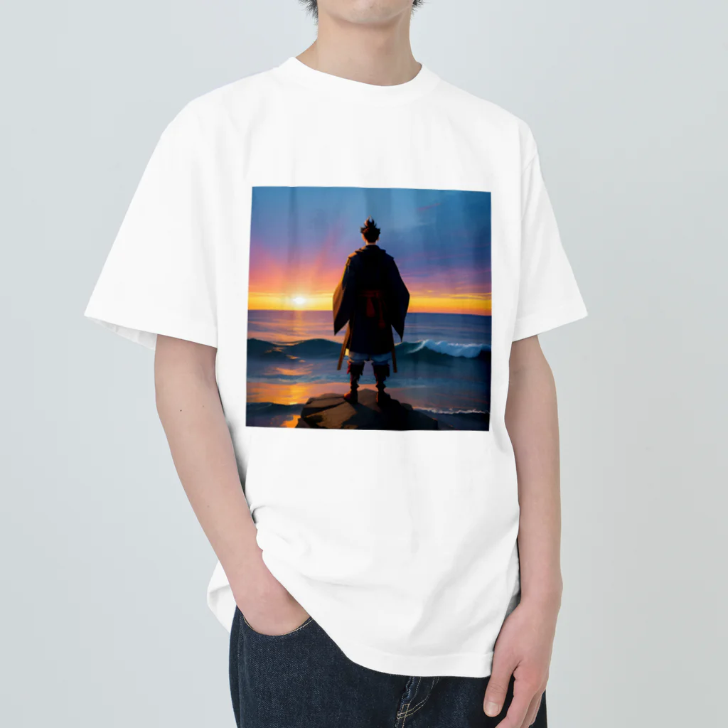 810aoの海の神 ヘビーウェイトTシャツ