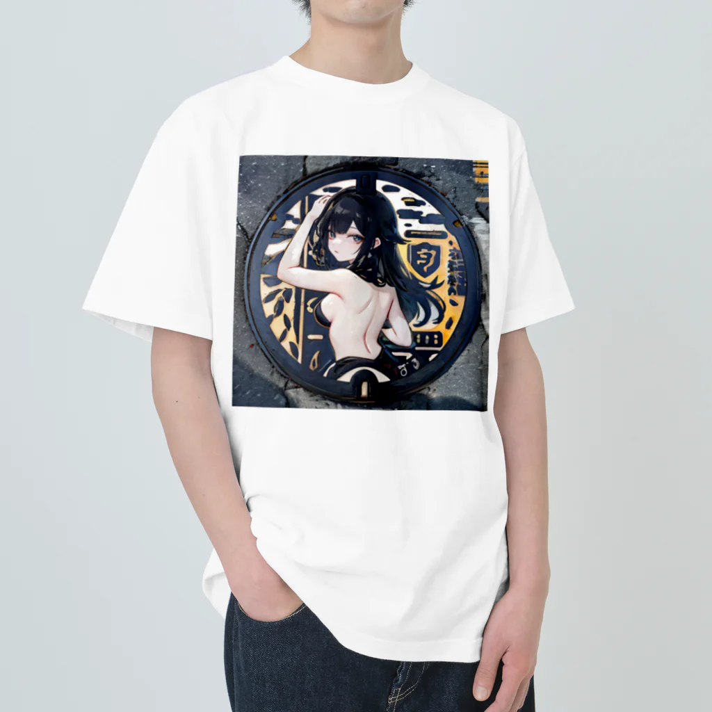 E16のマンホール美女 Heavyweight T-Shirt