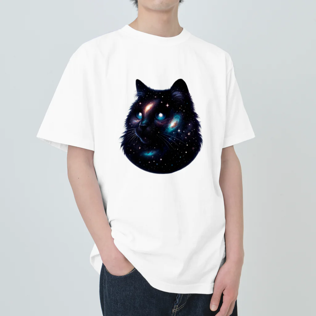 宇宙猫の宇宙猫13 Heavyweight T-Shirt