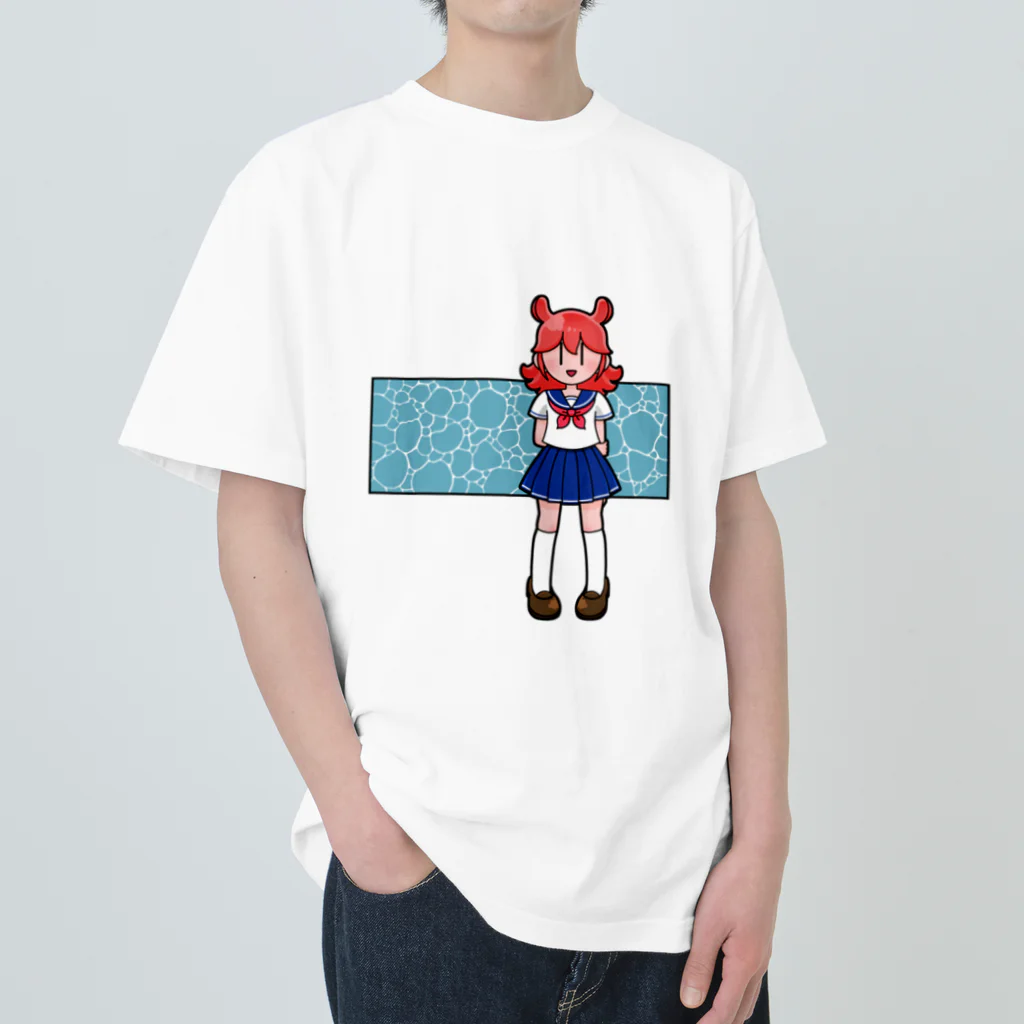 ritorururuのめんだこちゃんとみなも Heavyweight T-Shirt