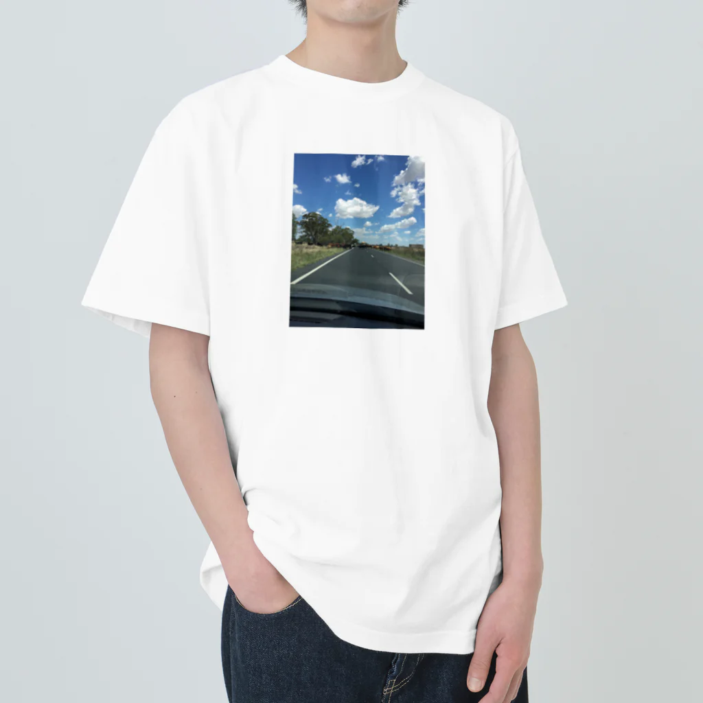 YASUE ABE JPのSend your location ヘビーウェイトTシャツ