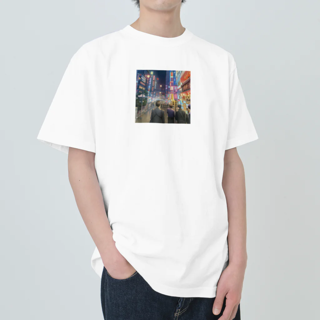 DROOMの都会の夜 Heavyweight T-Shirt