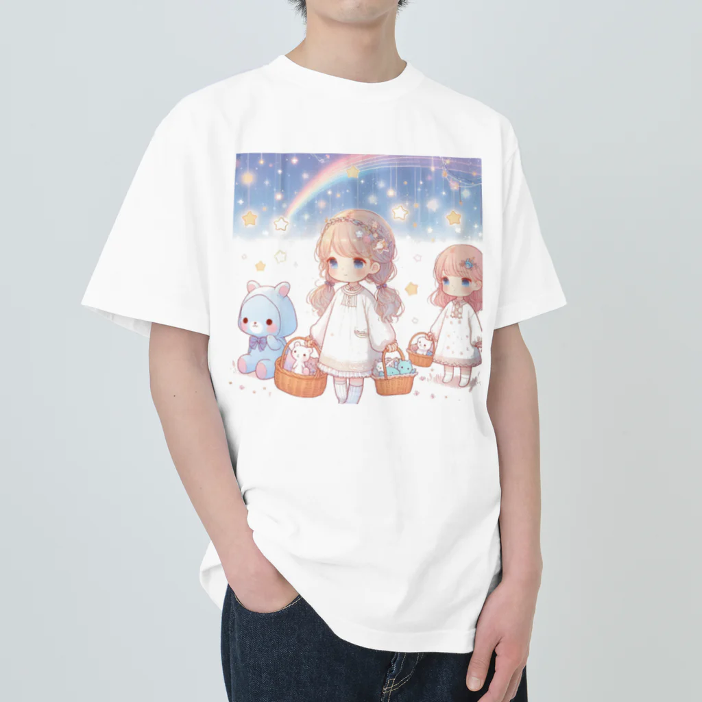 fujiの華の星の子 ヘビーウェイトTシャツ