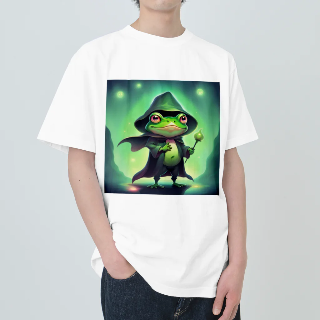 Louvreのダークヒーロー蛙 Heavyweight T-Shirt