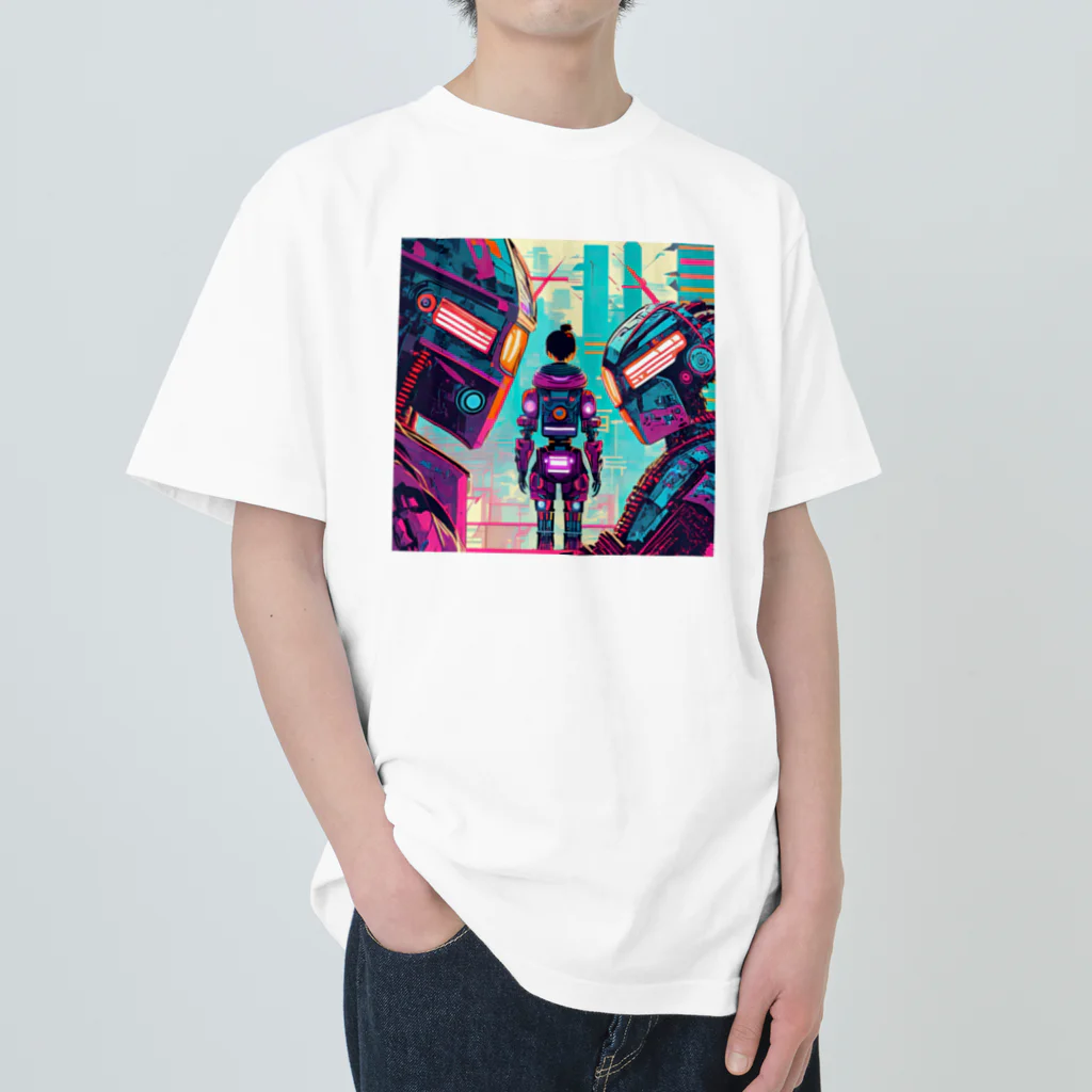 kokoleca_designのTOKYO BOT: 都市探索 Heavyweight T-Shirt