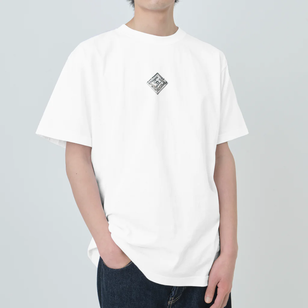 シルバーデザイン-幻影のゼノンの結晶 Heavyweight T-Shirt