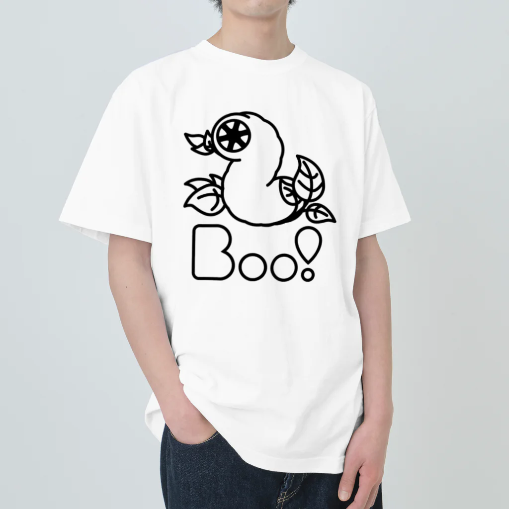 Boo!のBoo!(モンゴリアンデスワーム) ヘビーウェイトTシャツ