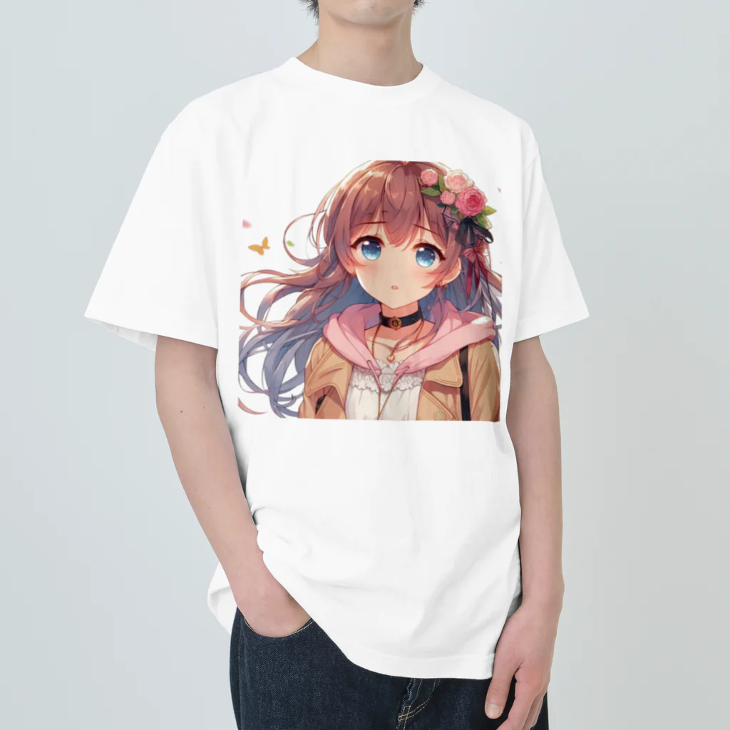 美少女アイテム専門店の美少女⑤ Heavyweight T-Shirt